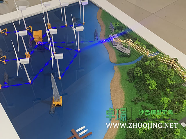 海上风力发电沙盘模型制作厂家案例