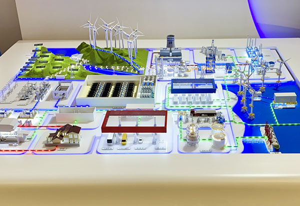 风光电制氢沙盘模型
